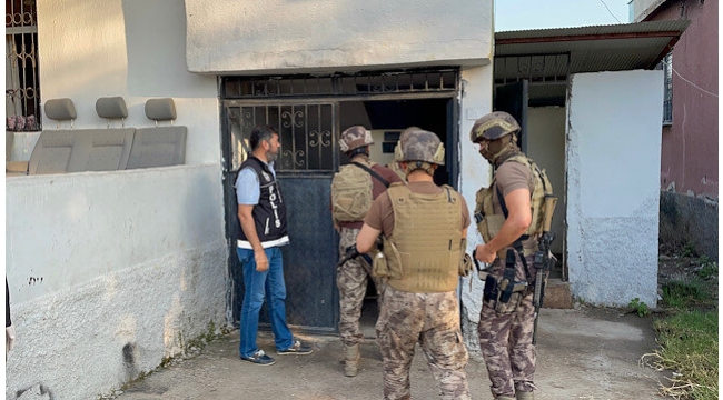Osmaniye'de torbacı operasyonu