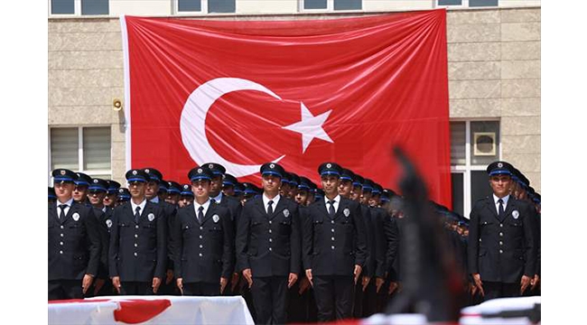 Polis adaylarının mezuniyet heyecanı