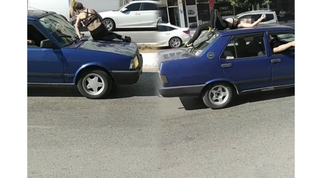 Psikolojik sıkıntıları olan genç kız esnafın kabusu oldu