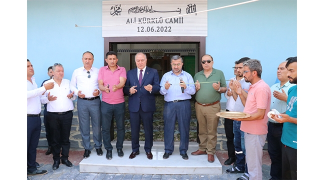 Ramazan Ağar, cami açılışına katıldı