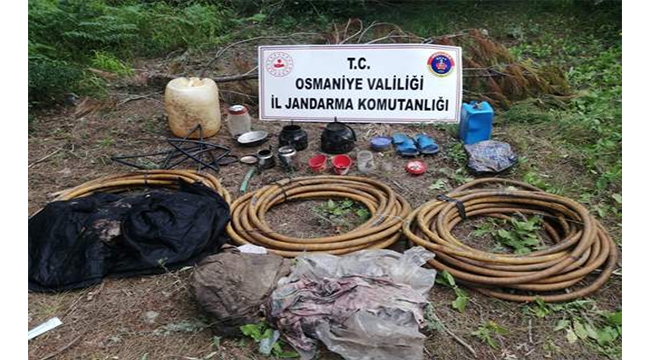 Teröristlere ait yaşam malzemesi ele geçirildi