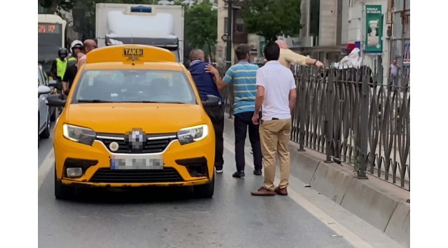 Trafik magandası dehşet saçtı