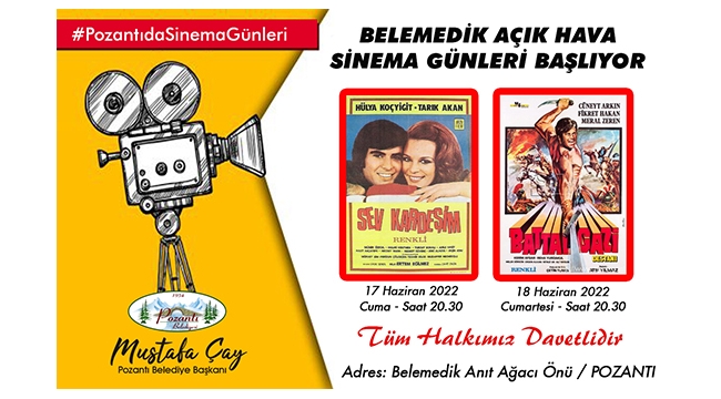 Yaylada sinema keyfi
