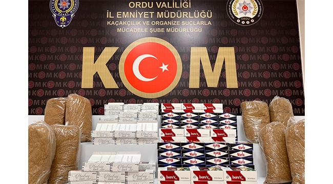 50 kilogram açık kıyılmış tütün ele geçirildi