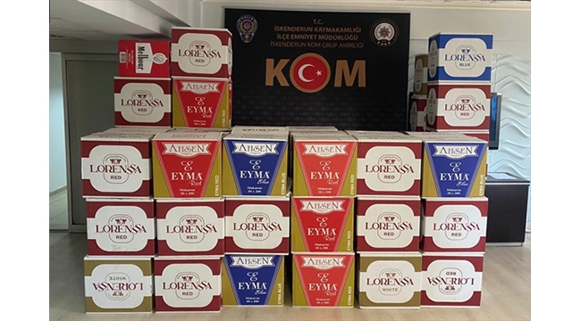 640 bin makaron ele geçirildi