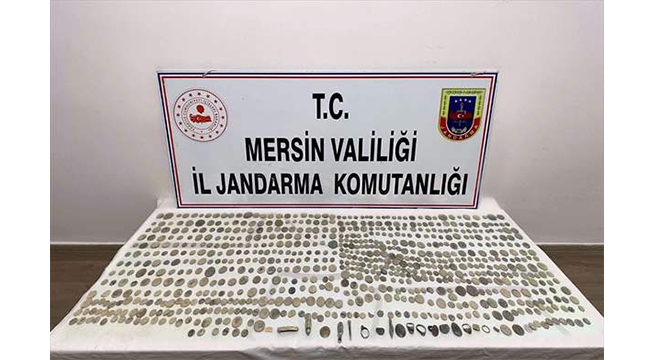 732 sikke ve 13 obje ele geçirildi
