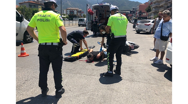 Feci kazada ağır yaralandı