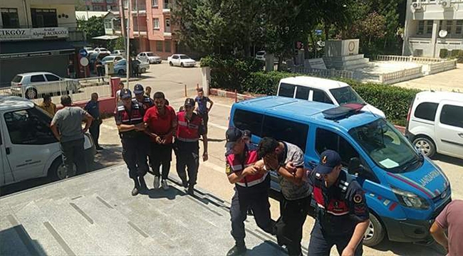 'Harnup cinayeti' zanlıları adliyeye sevk edildi