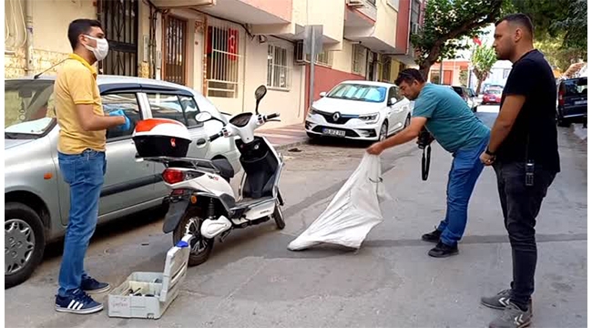 Kar maskeli motosiklet hırsızı polislerden kaçamadı