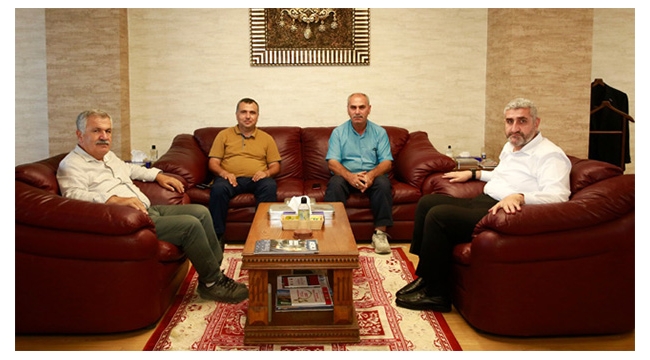 SARIÇAM MÜFTÜSÜ CANBOLAT ASKON  BAŞKANI ÇALIŞKAN’I ZİYARET ETTİ