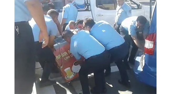 Seyyar satıcılara zabıta baskını