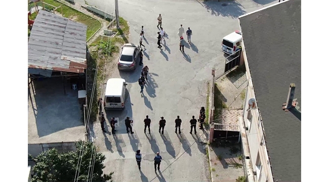 Uyuşturucu tacirleri drone ile tespit edildi