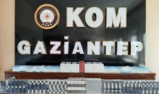 2 bin 220 paket gümrük kaçağı sigara ele geçirildi
