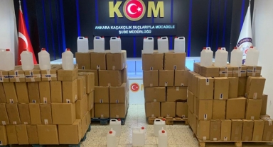 3 ton 140 litre etil alkol ele geçirildi
