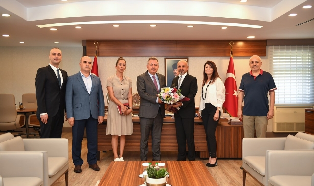 BİLİŞİMCİ İŞ İNSANLARI VALİ ELBAN'I ZİYARET ETTİ