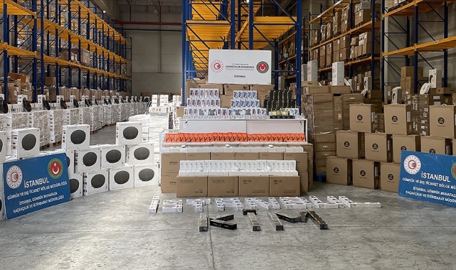 Binlerce kaçak elektronik ürün ele geçirildi