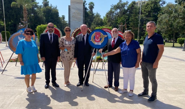 ÇGC’den Atatürk Anıtı’na çelenk