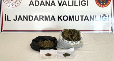 Evden 1 kilo 200 gram esrar çıktı!