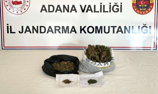 Evden 1 kilo 200 gram esrar çıktı!