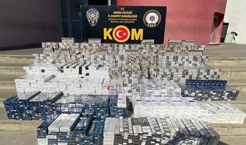 Kaçakçılık operasyonunda binlerce ürün ele geçirildi