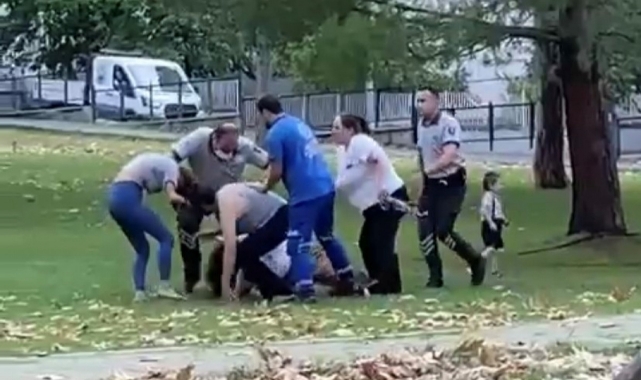 Kadınların sokak kavgasında ortalık karıştı
