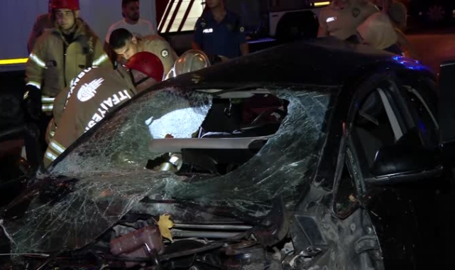 TEM Otoyolunda korkunç kaza:5 ölü, 1 yaralı