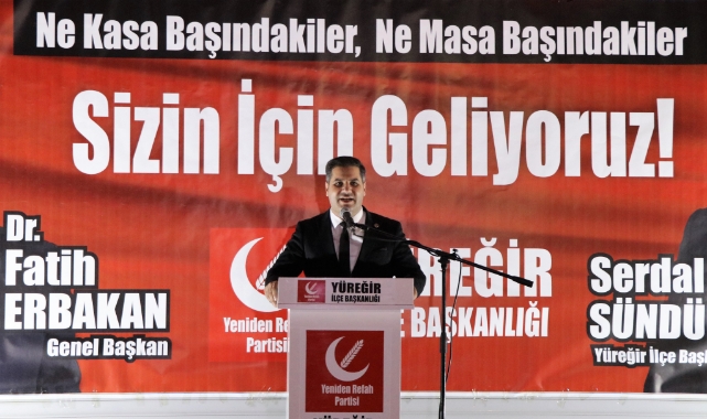 YRP'den Yüreğir'de Miting Gibi Mahalle Toplantısı