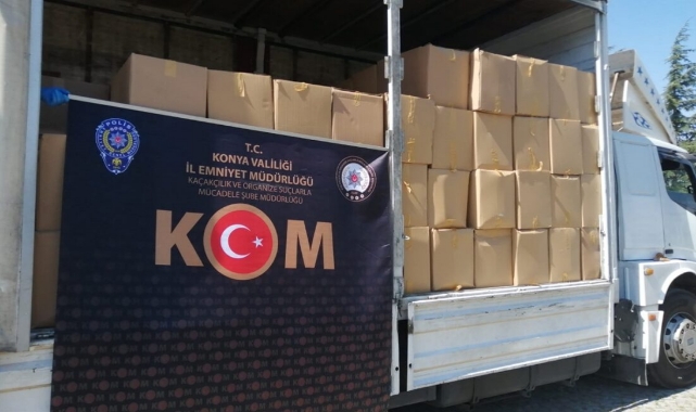 3 milyon 750 bin makaron ele geçirildi