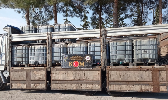 37 bin 250 litre kaçak akaryakıt ele geçirildi