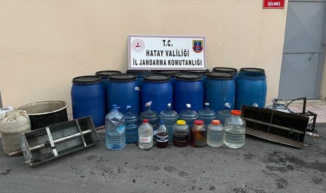 4 bin 250 litre sahte içki ele geçirildi