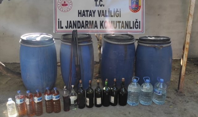 4 bin 765 litre sahte içki ele geçirildi