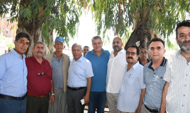 CHP'li Milletvekilleri Tuzla'da balıkçıların yanında