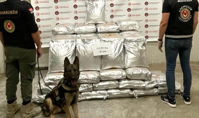 Esendere Gümrük Kapısı'nda 513 kilogram eroin ele geçirildi