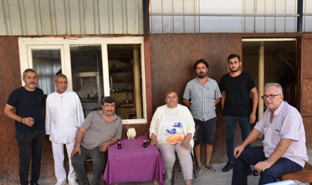 Hülya Erdem, esnafı ziyaret etti