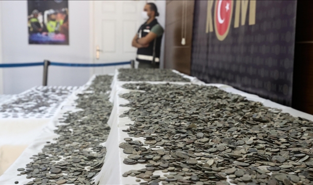 İstanbul'da 34 bin 550 sikke ele geçirildi