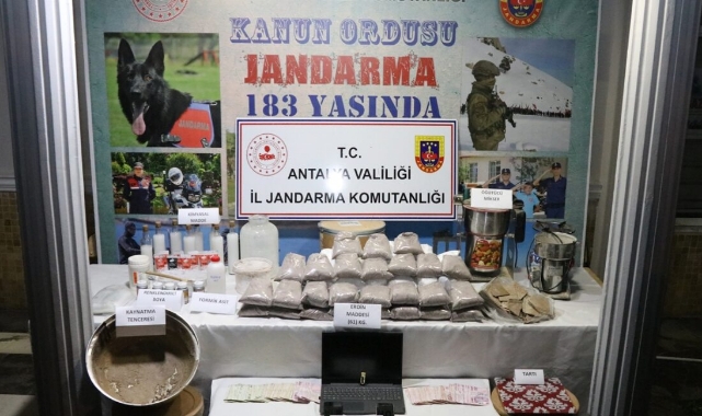 Kiraladığı evi uyuşturucu laboratuvarına çevirmiş!