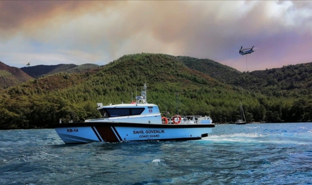 Marmaris'te orman yangını