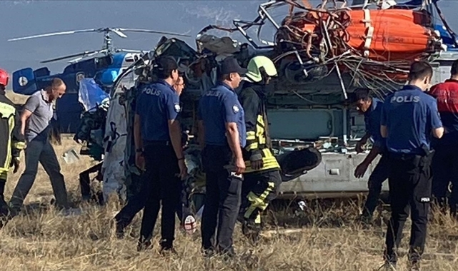 Yangın söndürme helikopteri düştü! Ölü ve yaralılar var!
