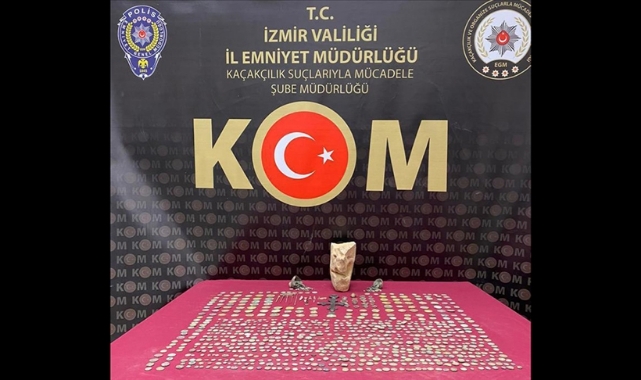1085 parça tarihi eser ele geçirildi