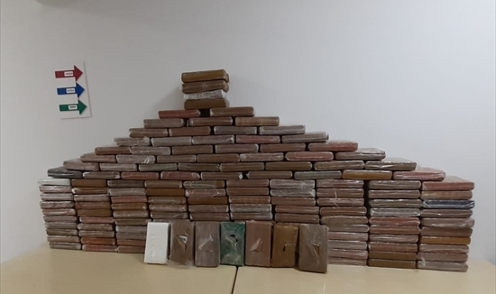 183 kilo 738 gram kokain ele geçirildi