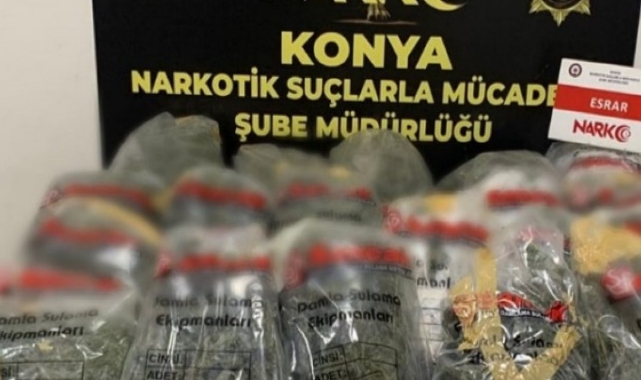 23 kilogram esrar ele geçirildi