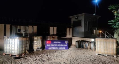 4 bin 580 litre kaçak akaryakıt ele geçirildi
