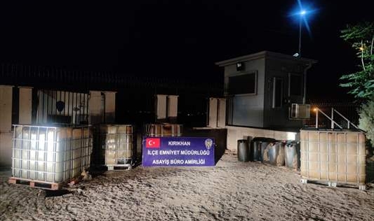 4 bin 580 litre kaçak akaryakıt ele geçirildi