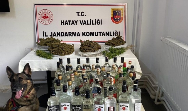 4 kilogram esrar ve 265 litre sahte içki ele geçirildi