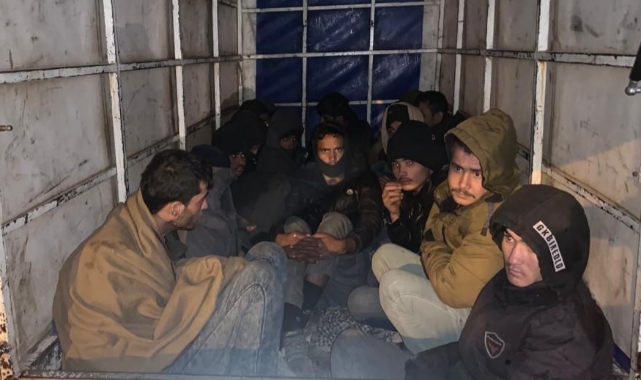 45 düzensiz göçmen yakalandı