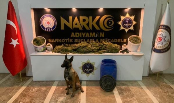 8 kilogram esrar ele geçirildi