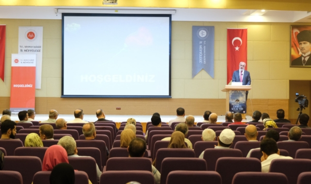 Adana'da “Peygamberimiz Cami ve İrşat” Konulu Konferans