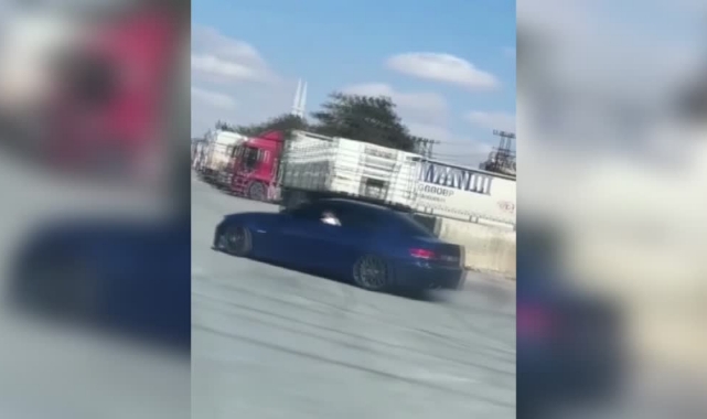 Drift yapan sürücüye 9 bin 125 lira ceza