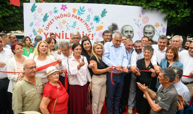 Yenilenen İsmet İnönü Parkı Hizmete Açıldı