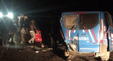 Kazaya yardım için gittiler: 1 şehit, 1 yaralı